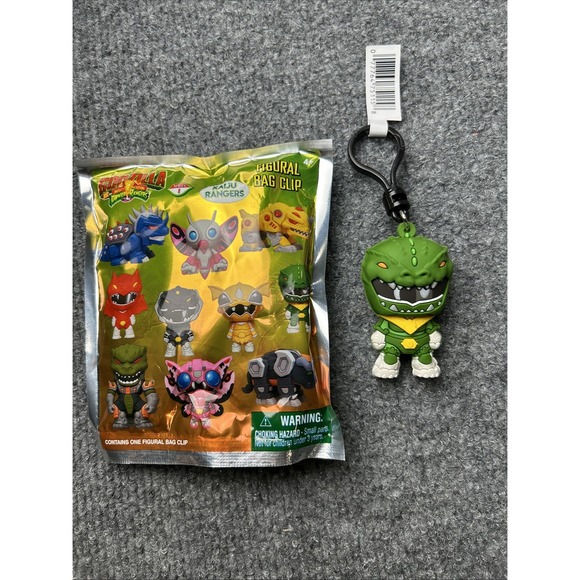 Godzilla X Power Rangers Blind Bag Series 1: Godzilla Green Kaiju Ranger Clip - Picture 1 of 4